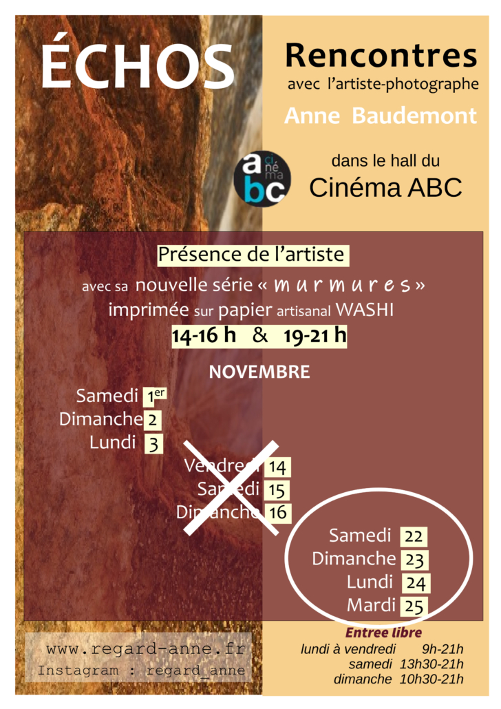 Affiche Modification des PERMANENCES